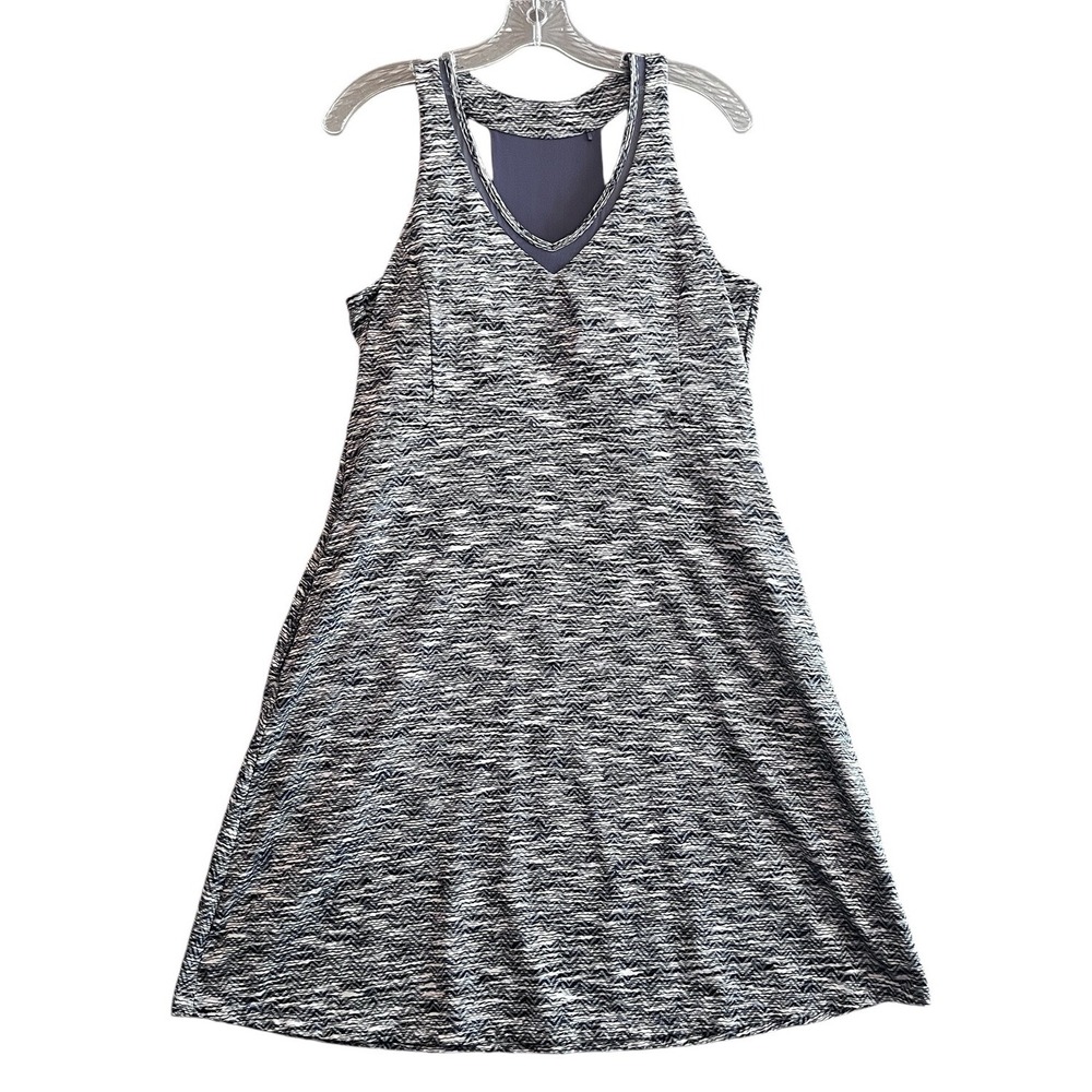 MONDETTA MPG Dress Large Racerback Sleeveless Padded Sports Padded Purple Gray